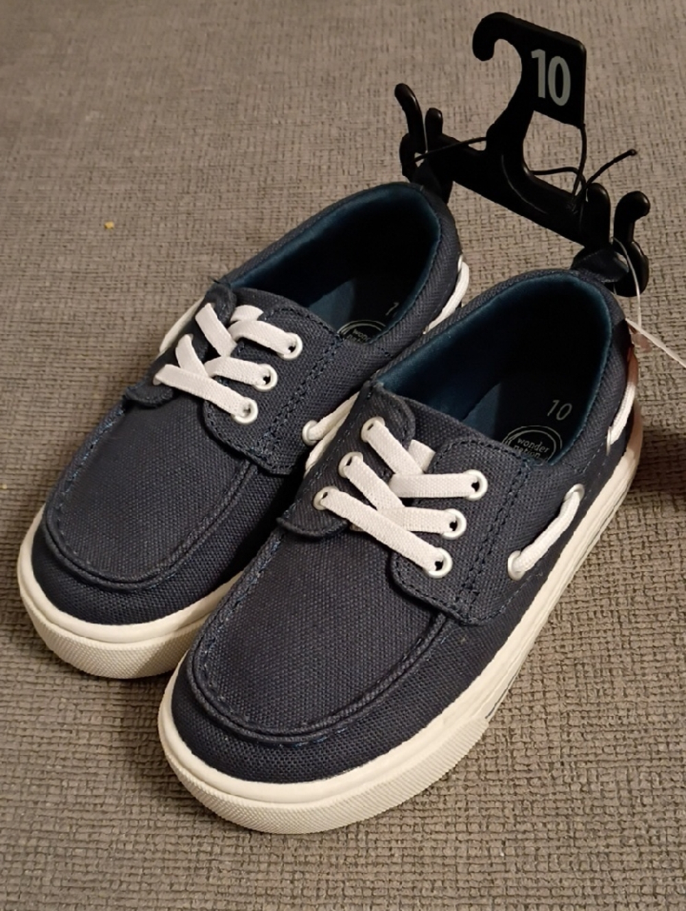 NWT Toddler Size 10 Boys Slip On Boat Shoes